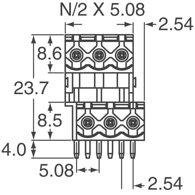 OSTVF065051 On Shore Technology Inc.  Headers Plugs and Sockets